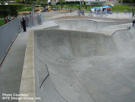 5. Bowl with pool coping